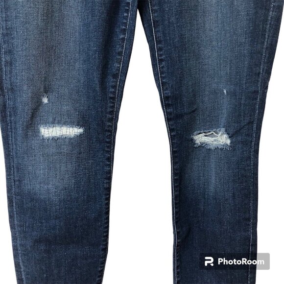 J. Crew Women's 9" High Rise Toothpick Jean Size 29 Skinny Stretch Durable - Picture 3 of 10